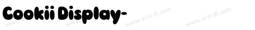 Cookii Display字体转换